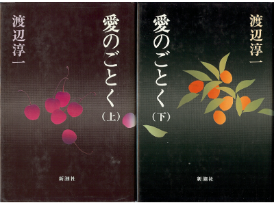 Junichi Watanabe [ Ai no gotoku ] Fiction JPN Hardcover