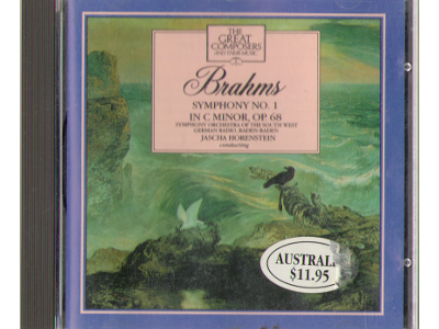 Brahms [ Symphony No.1 in C Minor, OP. 68 ] CD / Classics