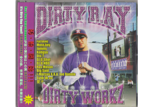 DIRTY RAY [ DIRTY WORKS ] CD Japanese Rap