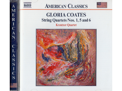 [ Gloria Coates- String Quartets Nos. 1,5 and 6 ] CD Classical