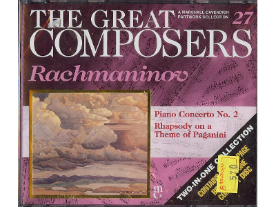 Rachmaninov [ The Great Composers: Rachmaninov ] CD Classical