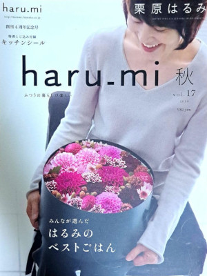 [ haru-mi vol.17 2010 Autumn Harumi no Best Gohan ] Magazine JPN