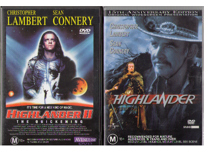 [ Highlander / Highlander 2 ] DVD Aus Edition