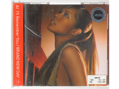 AI [ I’ll Remember You ] Single CD / J-POP 2007