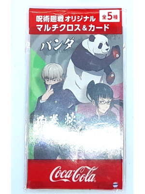 [ Jujutsu Kaisen Mini Cloth &Card PANDA/TOGE INUMAKI/MAKI ZEN'IN