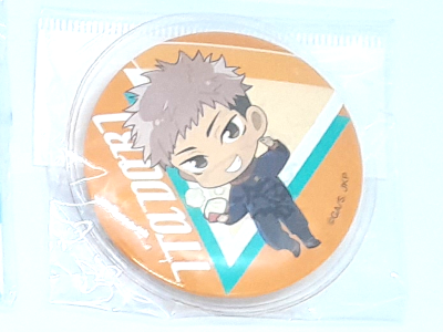 [ Jujutsu Kaisen Tin Badge ITADORI Orange ] Goods Toy