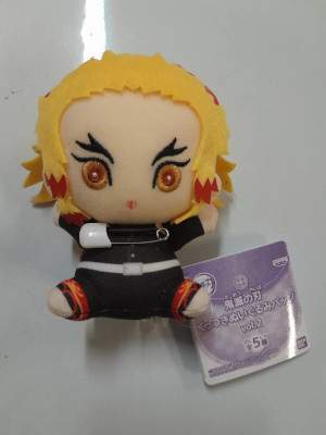 [ Demon Slayer RENGOKU Plush Doll Badge ]