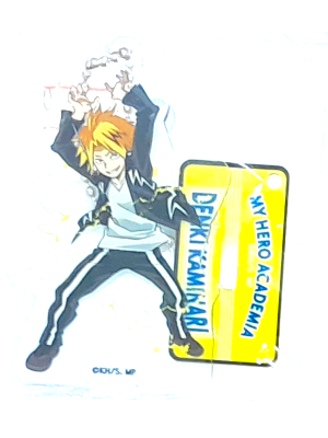 [ MY HERO ACADEMIA Acrylic Kei Ring with a stand DENKI KAMINARI