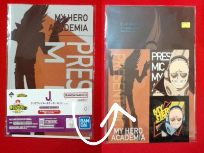 [ MY HERO ACADEMIA Document Folder + Sticker PRESENT MIC ]