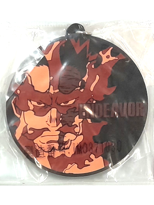 [ MY HERO ACADEMIA Rubber Key Ring ENDEAVOR Round ]