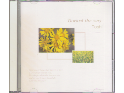 Toshi [ Toward the way ] CD 1999 J-POP