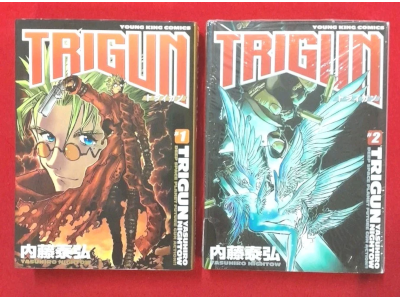 Yasuhiro Nightow [ TRIGUN v.1+2 ] Comics JPN