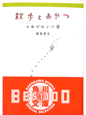 銀色夏生 [ つれづれノート8 散歩とおやつ ] エッセイ 角川文庫