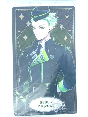 [ TWISTED WONDERLAND SHIKISHI Card Sebek Zigvolt w/hat]