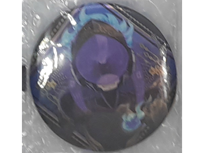 [ TWISTED WONDERLAND Tin Badge ORTHO SHROUD Purple ]