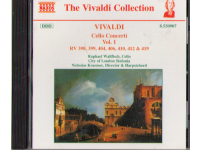 Vivaldi [ Cello Concerti Vol 1 ] CD / Classic / 1995